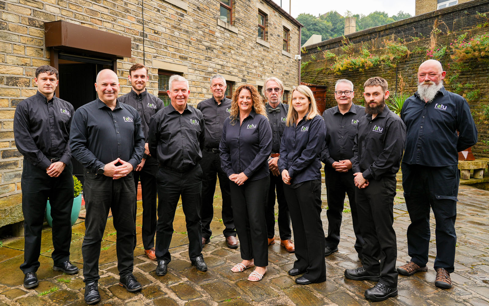 FeTu Roticulate team stood outside of their offices